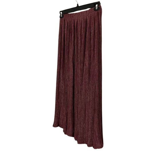 Pleione Long Pleated Flattering Midi Skirt Pull On Elastic Waist - Picture 4 of 12